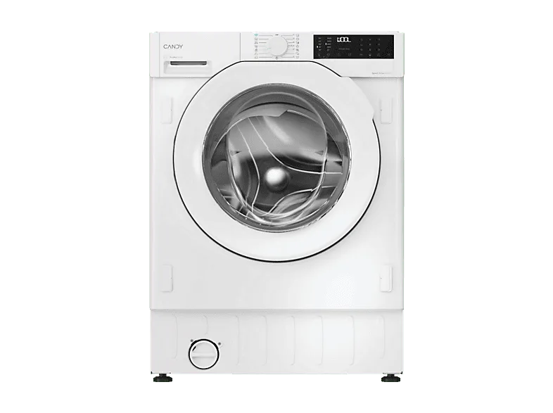 Lavadora integrable - Candy BC448M4D8J-S, 8 kg, Motor Inverter, 1400 rpm, 16 programas, Wi-Fi, Sin Panelar