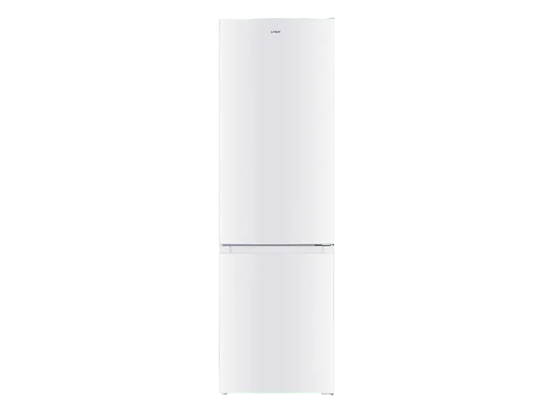 Frigorífico combi - Candy CCH1S518EW, Cíclico, 180 cm, 262 l, Tirador integrado, Puerta reversible, Blanco