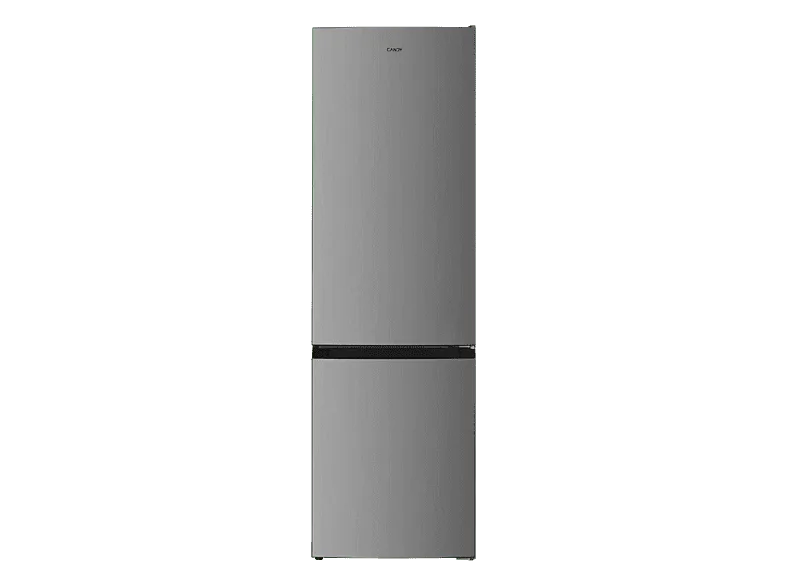 Frigorífico combi - Candy CCH1S518EX, Cíclico, 180 cm, 262 l, Tirador integrado, Puerta reversible, Inox