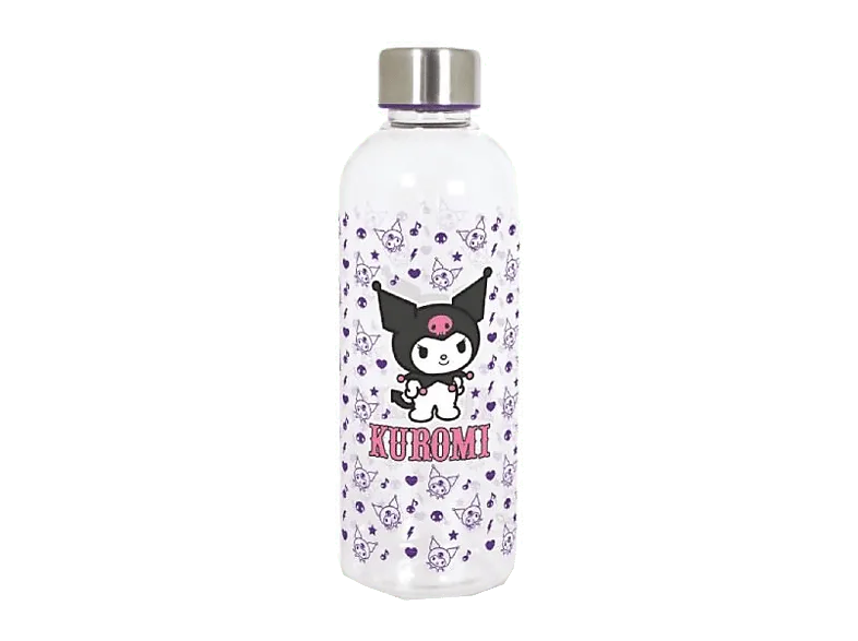 Botella - Sherwood Kuromi, 850 ml, Tapón de rosca metálico, Libre BPA