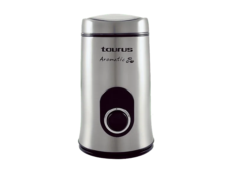 Molinillo de café - Taurus Aromatic Potencia 150W, Depósito cafe 50g, Inox (imagen 1 de 3)