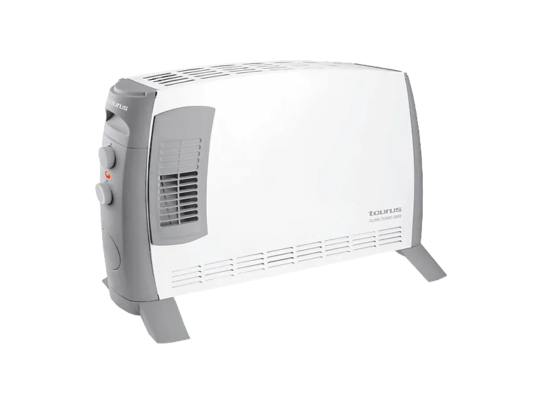 Convector - Taurus Clima Turbo 2000, 2000 W, 3 Intensidades de calor, Función turbo, 20m2, Blanco