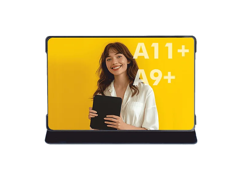Funda tablet - Silver HT 112011340199, Compatible con Samsung Galaxy TAB A11+, Función Soporte, TPU, policarbonato e interior de microfibra, Negro