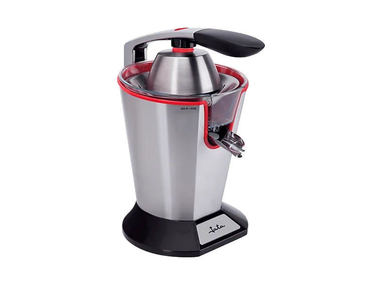 Exprimidor - Jata EX2600M, 600 W, Sistema antigoteo, 2 Conos, Base antideslizante, Plata