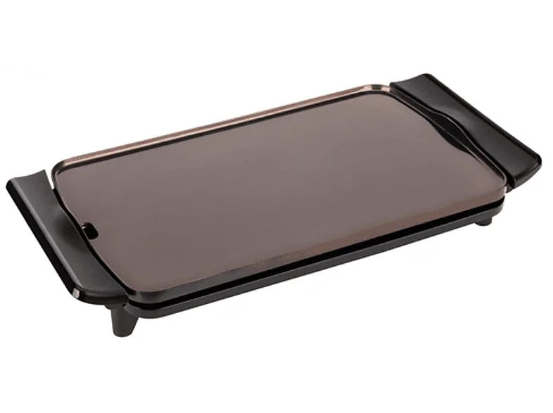 Plancha de asar - Jata JEGR0550, 2500 W, Antiadherente, Aluminio y terrastone, 55 cm, Negro