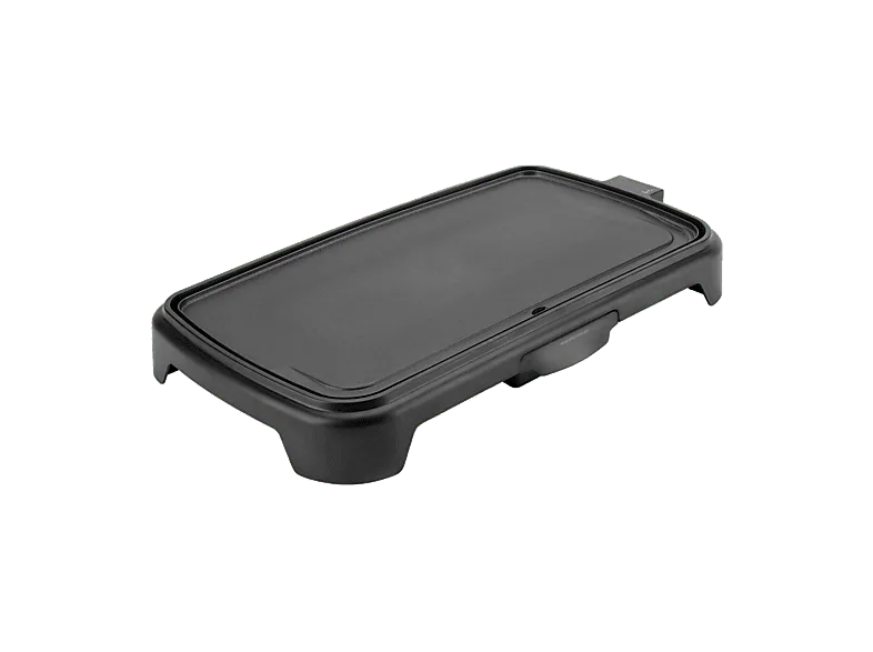 Plancha de asar - Jata JEGR1241, 2200 W, Recubrimiento antiadherente libre PFOA. Xylan® Plus Whitford, 500x250 cm, Negro