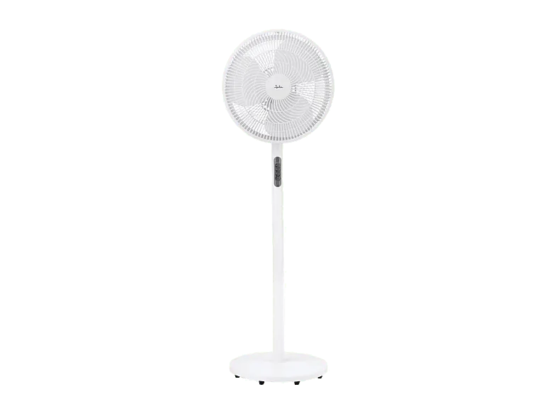 Ventilador de pie - Jata JVVP3062, 50 W, 3 Velocidades, Con mando, Área acción 20m², Temporizdor 9h, Blanco