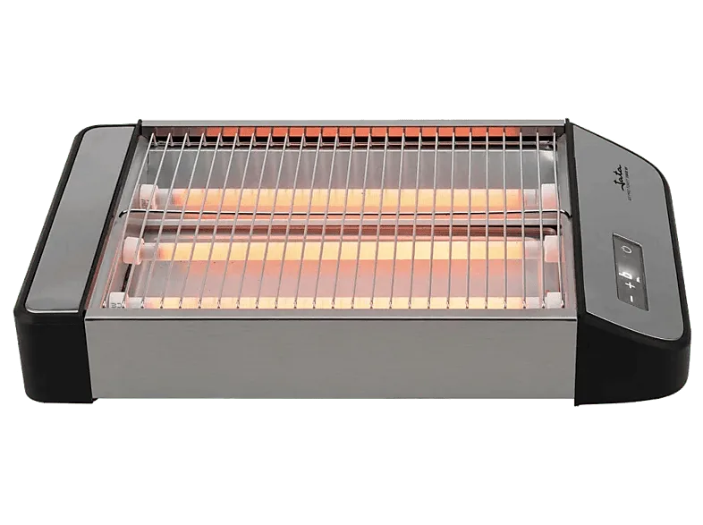 Tostadora - Jata JETT1590, 1000 W, 6 Niveles de Tostado, Control Táctil, Gris