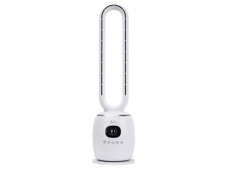 Ventilador sin aspas - Jata JVSA3007, 60 W, 3 Velocidades, Modos, Temporizador 12 horas, Oscilante, Mando a distancia, Blanco