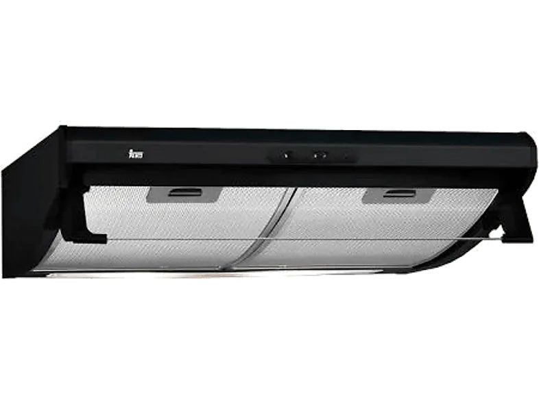 Campana convencional - Teka C 6420, 3 Velocidades, 375 m3/h, Telescópica, 60 cm, Negro