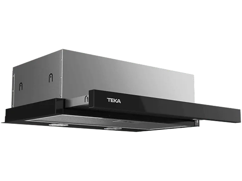 Campana telescópica - Teka CNL 6415, 2 Velocidades + intensiva, 385m³/h, 60 cm, Negro