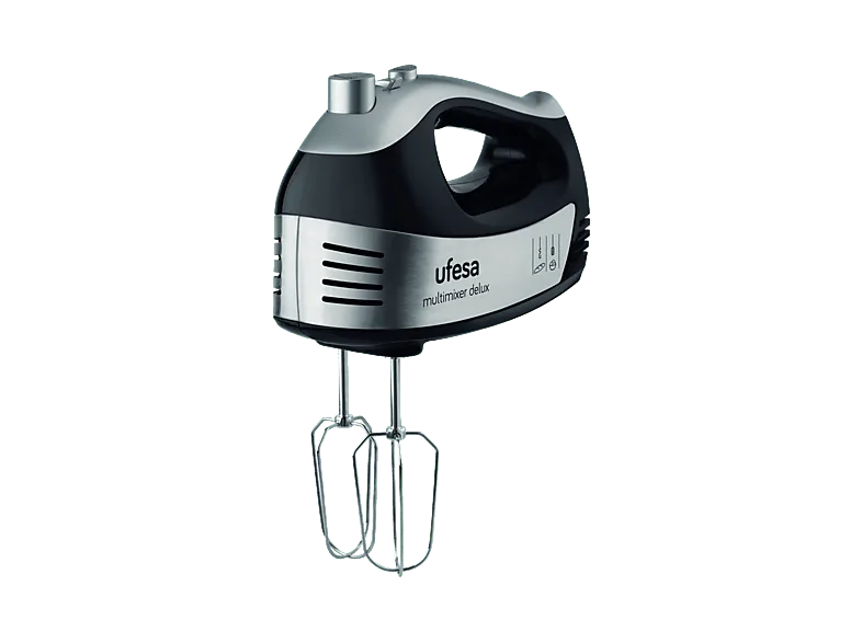 Amasadora de mano - Ufesa BV5650, 5 Velocidades + Turbo, 500W, Negro