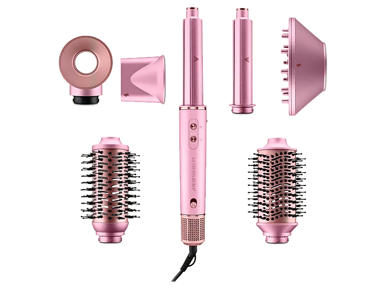 Moldeador - Ufesa La Vecina Rubia, Tecnología iónica, Secador, 3 Niveles calor + Frío, Edición Limitada, Rosa