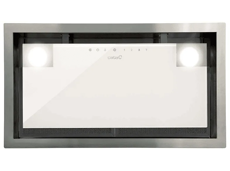 Campana grupo filtrante - Cata GC Dual WH, 3 Velocidades, 820 m³/h, 4 niveles extracción, 75 cm, Blanco