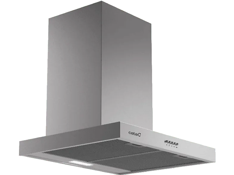 Campana decorativa - Cata S PLUS 6010 X, 3 Velocidades, 637 m³/h, 60 cm, Inox