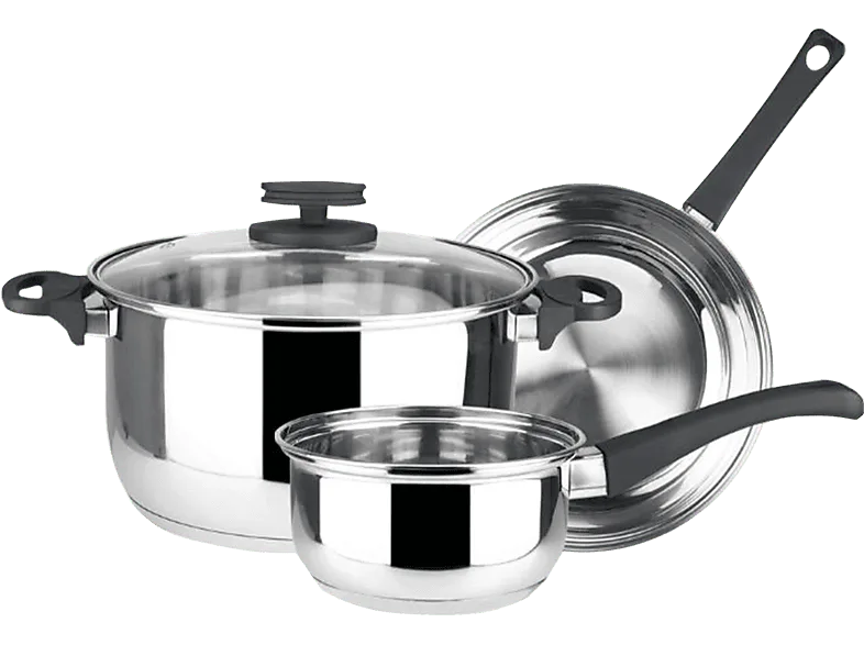 Batería de cocina - Magefesa STYLE, Apta para todo tipo fuego, Acero Inoxidable