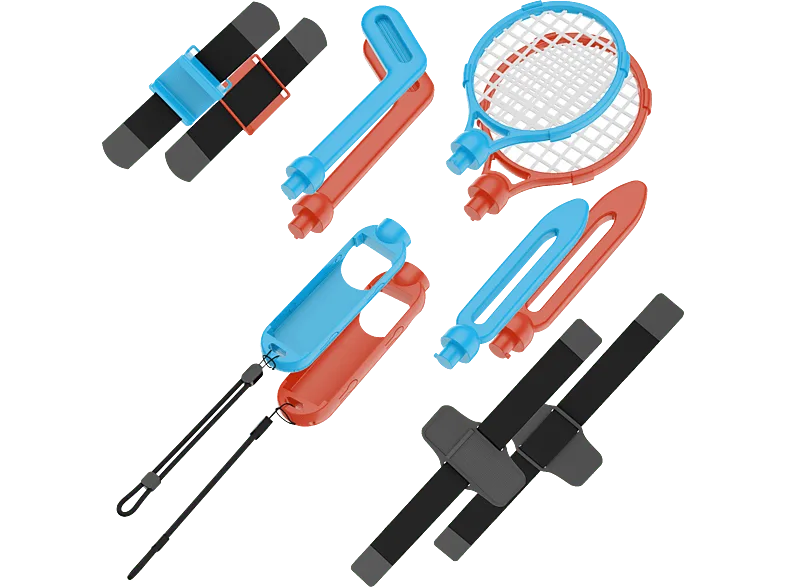 Pack accesorios Switch 2 - Ardistel Blackfire Sports 14in1, Azul y Rojo