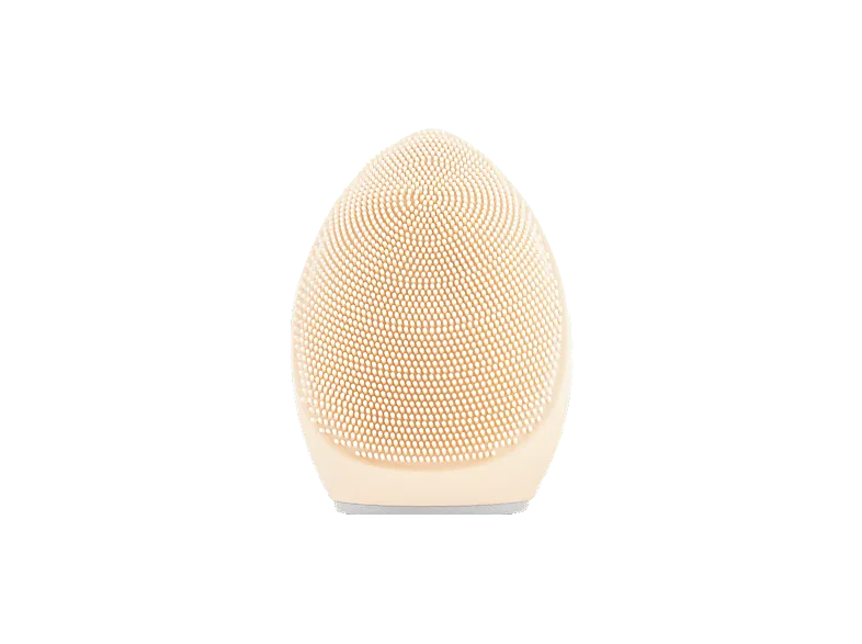 Limpiador facial - Natcare Pearl, Para la cara, 3 niveles de velocidad, IPX7, Limpieza sónica con función cuidado térmico, Crema