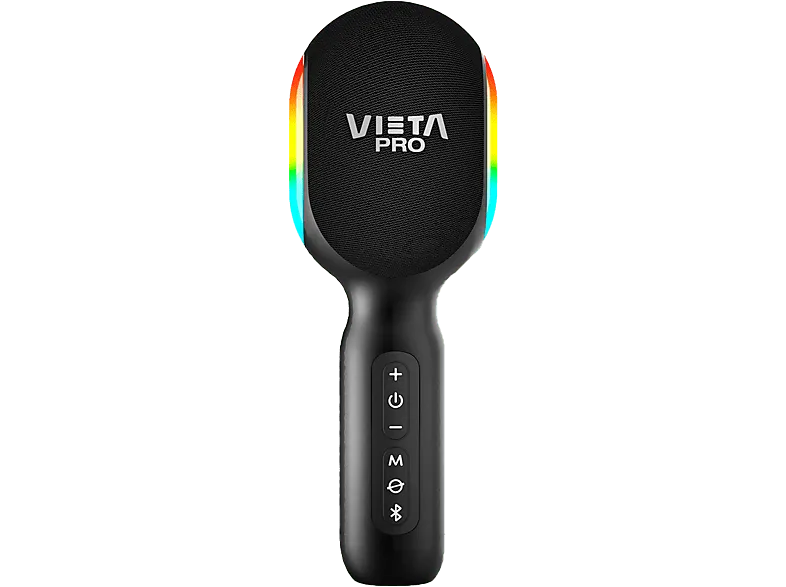 Micrófono karaoke - Vieta Pro Karaoke Party, 25 W, Bluetooth 5.0, Autonomía hasta 10 horas, Negro (imagen 1 de 3)