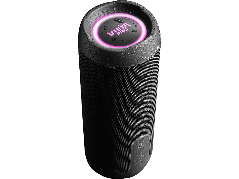 Altavoz inalámbrico - Vieta Upper 4, 45 W, Bluetooth, 13h Autonomía, IPX7, LED RGB, Conexión dual, Negro – Negro