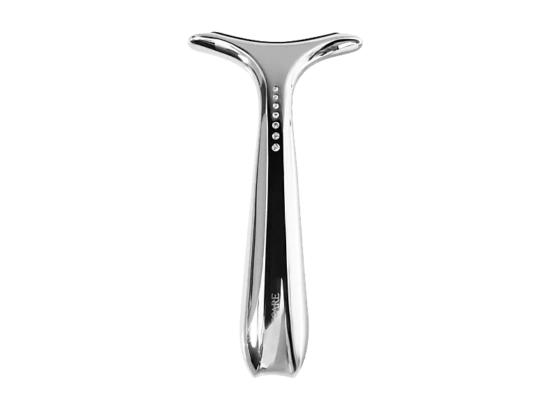 Masajeador - Natcare Mica, Para cuello y escote, Activa el drenaje linfático, Plata