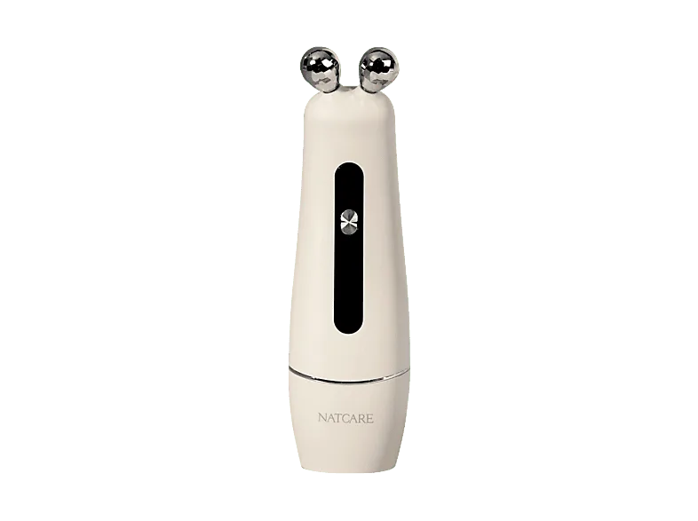Rejuvenecedor facial - Natcare Topaz, Para la Cara, Modo Anti-aging (RF + EMS), Regeneración de colágeno, Blanco