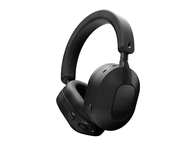 Auriculares inalámbricos - Vieta Pro Quiet, Autonomía 80 h, Bluetooth 6.0, Cancelación de ruido híbrida, Conexión dual, Negro