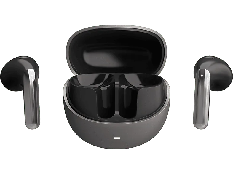 Auriculares True Wireless - Vieta Peace, 34 h Autonomía, IPX4, Cancelación de Ruido Híbrida Adaptativa, Negro