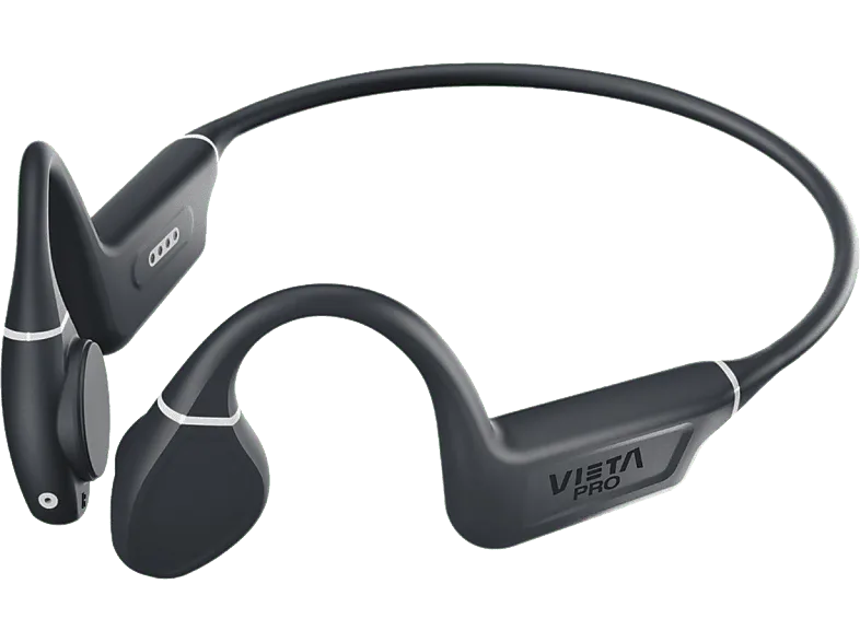 Auriculares conducción ósea - Vieta Bone Dual Plus, True Wireless, Bluetooth, 10h Autonomía, 8GB Memoria interna, Negro