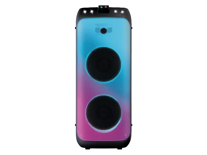 Altavoz de gran potencia - Vieta Pro Party 330, 850 W, Autonomía 14h, Bluetooth, Luces, flashes y lásers sincronizados con música, Negro