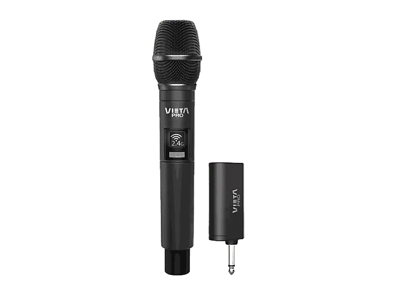 Micrófono - Vieta Party Mic 2, 20 20000 Hz, 12h Autonomía, USB-C, Jack 6.5 mm, Negro