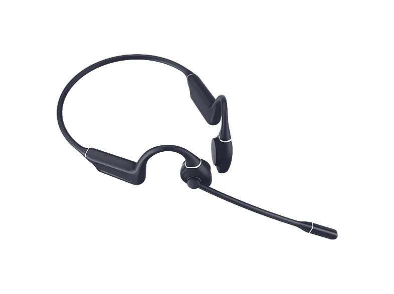 Auriculares conducción ósea - Vieta Pro Bone Dual Mic, Supraaurales, Bluetooth, Autonomía 10 h, Negro