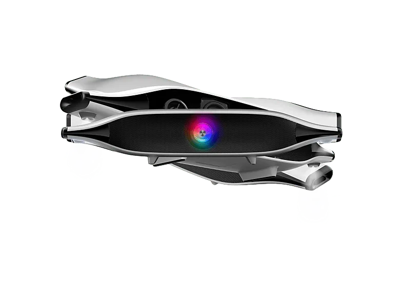 Barra de sonido - Vieta Astra, Bluetooth, 20W RMS, Iluminación LED RGB, Micrófono integrado, Blanco