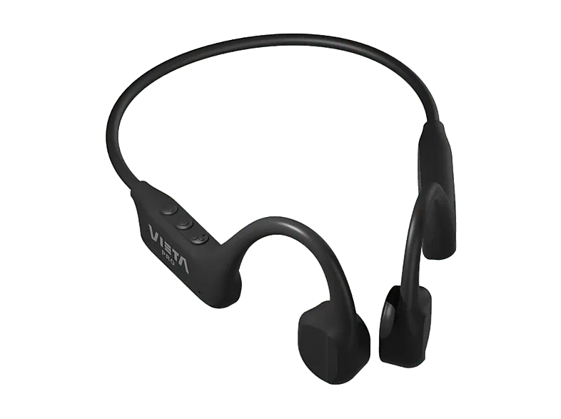 Auriculares conducción ósea - Vieta Bone 2, 10h Autonomía, IP54, Bluetooth, Micrófono, Dual Pairing, Negro