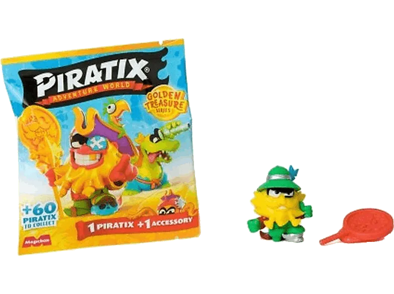 Figura - Magicbox Piratix Golden Treasure, 1 Pack, aleatoria