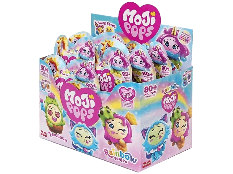 Pack Merchandising - MagicBox RAINBOW SERIES ONE PACK, Incluye 1 Mojipop y checklist, Rainbow Series