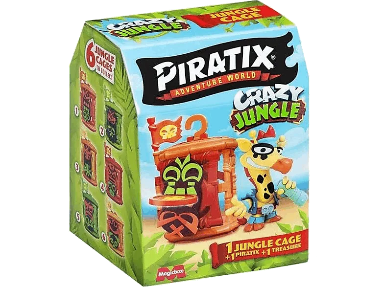 Juego - Magicbox Piratix Crazy Jungle Display 4x12 Cage, Aleatorio