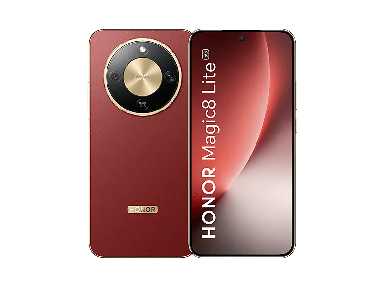 Móvil - Honor Magic8 Lite, Reddish Brown, 256GB, 8GB RAM, 6.79" AMOLED de 4320 Hz, Qualcomm® Snapdragon® 6 Gen 4 (4nm), 7500 mAh – Reddish Brown