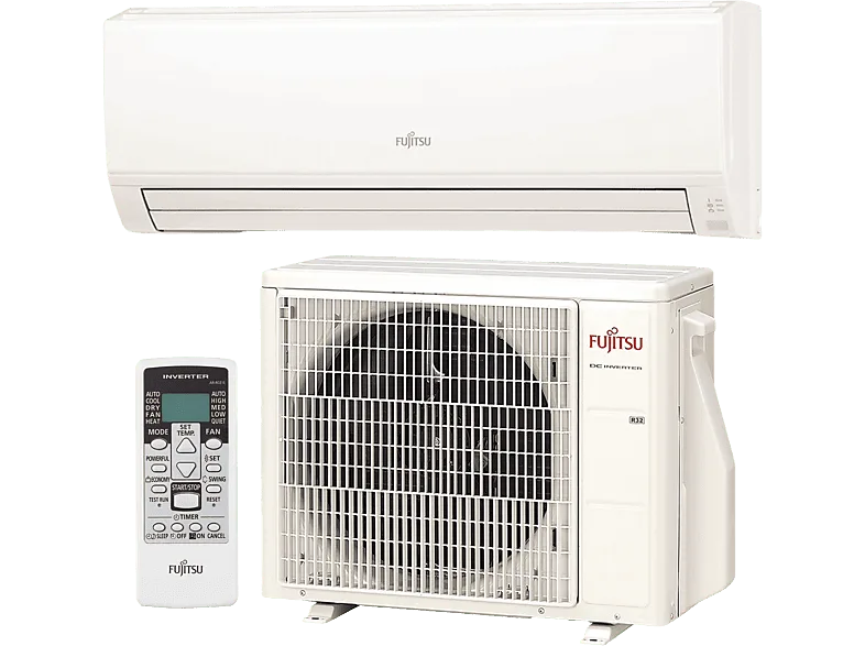 Aire acondicionado Split 1 x - Fujitsu ASY50UI-KL, 4472 fg/h, Inverter, Bomba de calor, Blanco