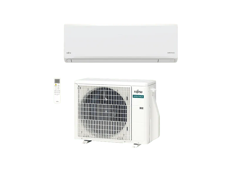Aire acondicionado Split 1 x - Fujitsu 3NGF89940 ASY35UI-KL, 2924 fg/h, WiFi, Inverter, Función de Calentamiento, Blanco