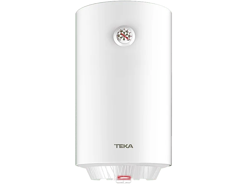 Termo eléctrico - Teka EWH 50 C, Capacidad 50L, Vertical, Tanque esmaltado en Zafire, IPX4, Blanco