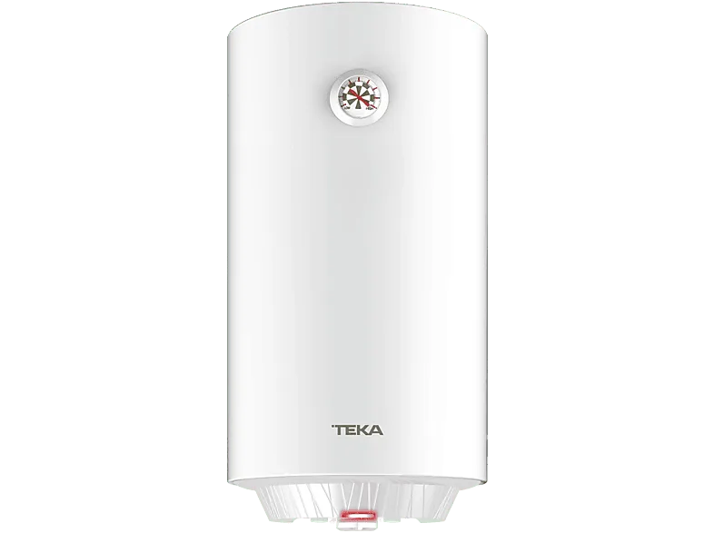 Termo eléctrico - Teka EWH 80 C, Capacidad L, Vertical, Tanque esmaltado en Zafire, Termostato, Termómetro, Blanco