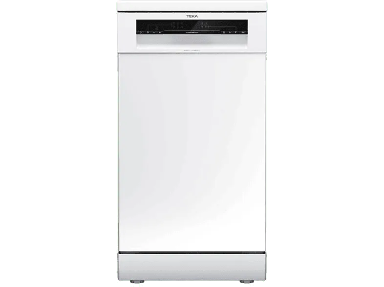 Lavavajillas - Teka DFS 24650, 9 servicios, 6 programas, 44.8 cm, Display LED, Programa Whisper, Blanco – Blanco
