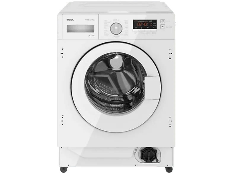 Lavadora integrable - Teka LI6 1481, 8 kg, 1400 rpm, 16 Programas, Inverter, Programación Diferida, Sin panelar