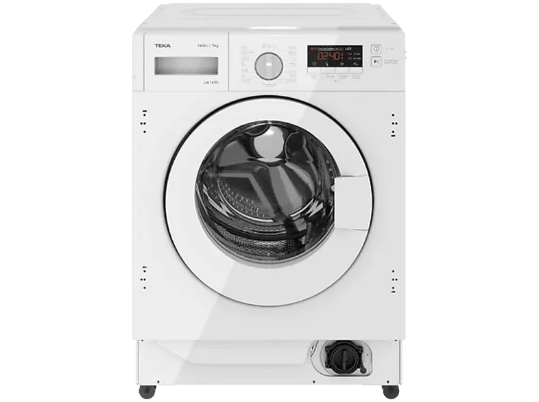 Lavadora integrable - Teka LI6 1471, 7 kg, 1400 rpm, 16 Programas, Inverter, Programación Diferida, Sin panelar
