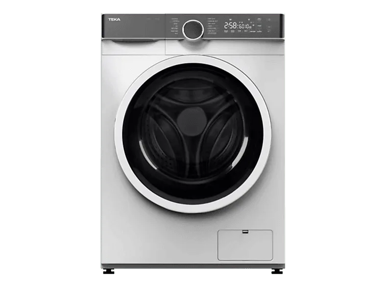 Lavadora carga frontal - Teka WMK 70940, 9 kg, 1400 rpm, 14 Programas, Inverter, Display Digital, Blanco