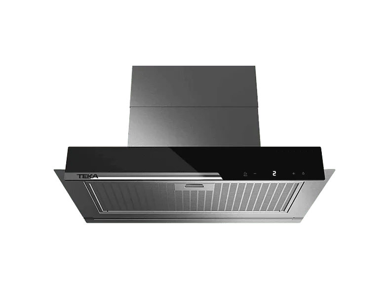 Campana convencional - Teka INTEGRA GFI 67350 EOS IX, 3 Velocidades + 1 Intensiva, 746 m³/h, 59.2 cm Ancho, Tira de LED, Acero inoxidable