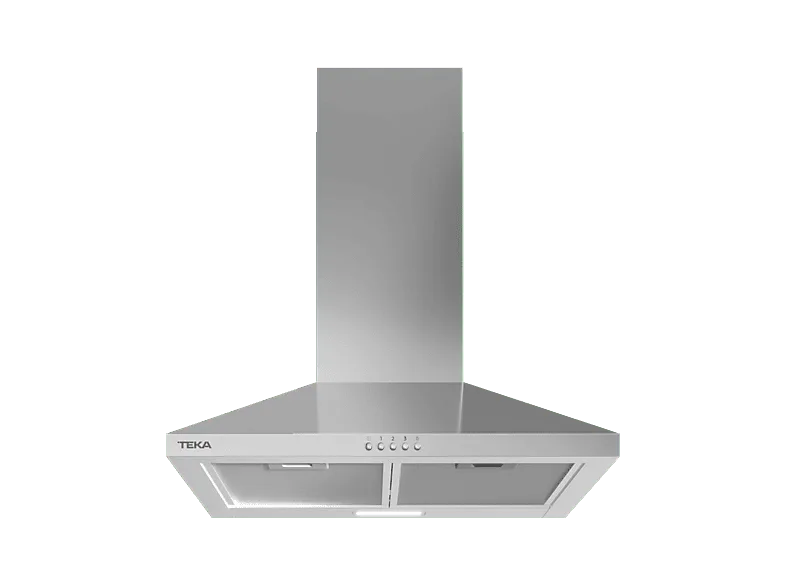 Campana decorativa - Teka DBB 64140 KOS IX, 3 Velocidades, 410 m³/h, 60 cm, Iluminación LED, Acero inoxidable (imagen 1 de 3)
