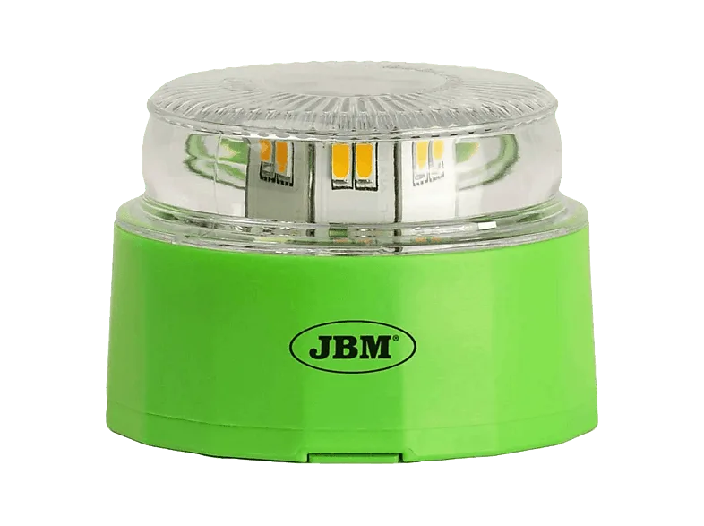 Baliza - JBM 54735, Certificación V16, Homologada, Conexión DGT, 100m Alcance, Transparente