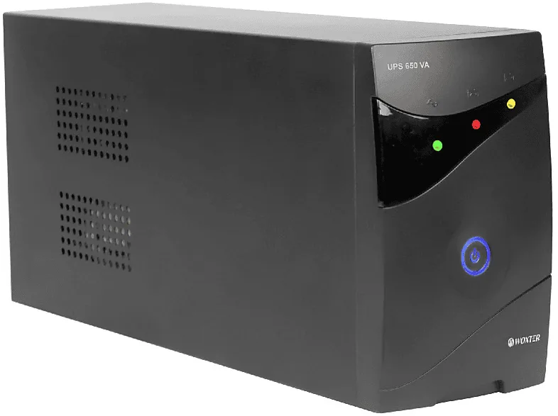SAI - Woxter 650 VA, microprocesador, display LED, alarma acústica, autonomía 8-15 minutos